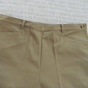 Boston Proper High Waisted Twill Flat Front Pants , Size 10